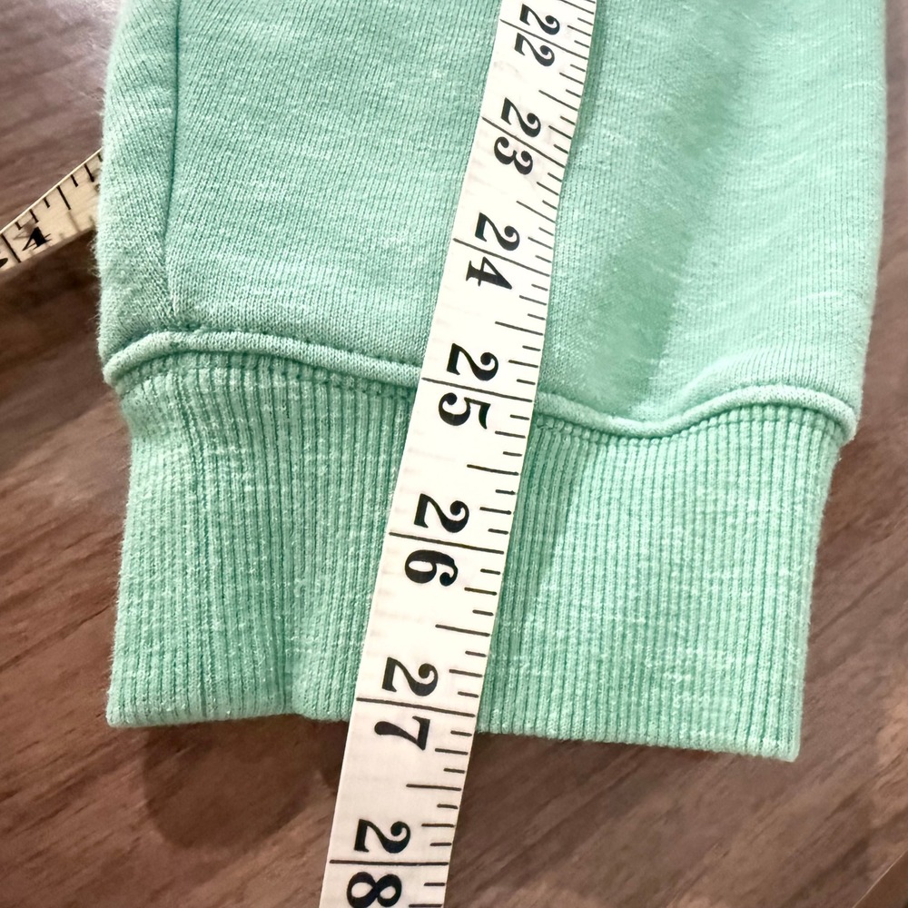 Carhartt Hoodie Mens 3XL Mint Green Loose Fit Graphic Sleeve K288 G98 - Picture 5 of 9